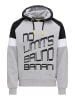 Bruno Banani Hoodie ohne Reißverschluss JORDAN in Grau / Melange