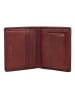 Leonhard Heyden Cambridge Geldbörse Leder 9 cm in rotbraun