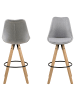 ebuy24 Barhocker Dima Grau 2er Set