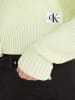 CALVIN KLEIN JEANS Pullover in canary green