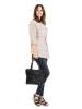 SPIKES & SPARROW Shopper echt Leder in schwarz