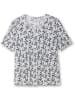 sheego T-Shirt in ecru-gemustert