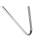 Beliani Beistelltisch MERIDIAN in Weiß/Silber - (W) 50 x (H) 55 x (L) 50 cm