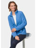 GOLDNER Fleece-Jacke in atlantikblau