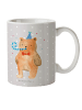 Mr. & Mrs. Panda Kindertasse Bär Geburtstag ohne Spruch in Grau Pastell