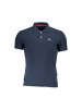 La Martina Blau Baumwolle Herren Polo Hemd
