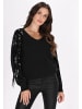 faina Damen Pullover in Schwarz