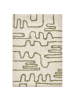 Beliani Badematte DAHARL in Beige/Grün - (W) 60 x (L) 90 cm