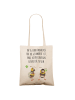 Mr. & Mrs. Panda Laptoptasche Hummeln Kleeblatt mit Spruch in Creme