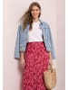 Street One Maxi-Rock aus Chiffon mit floralem Print in salsa red