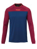 Kempa Longsleeve PRIME LANGARMSHIRT in deep blau/deep rot