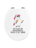Mr. & Mrs. Panda Motiv WC Sitz Einhorn Woodstock mit Spruch in Weiß