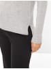 BRAX  Strickpullover mit U-Boot-Ausschnitt in Cozy Grey