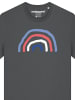 wat? Apparel T-Shirt Regenbogen in Grau