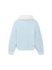 NAEMI Women Cardigan in Light Blue Offwhite