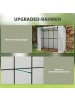 Outsunny Gewächshaus 200L x 76B x 170H cm Weiß