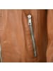 Milestone Lederjacke Lammnappa in Cognac