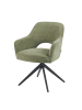 DUBI Möbel 2er-Set: Drehstuhl Mika-Nils in Grün - (B)60 x (H)87 x  (T)65 cm
