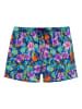 HOM Badeshorts Balata Beach Boxer in navy print