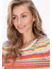IZIA Women Sweater in orange multicolor