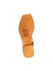 Divine Factory Alénoa-Ledersandalen mit Absatz Gold