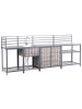 Beliani 4er-Set Gartenküche MIRADOR in Grau/Beige