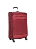 D&N Travel Line 9504 - 4-Rollen-Trolley L 76 cm erw. (dark red) in dark red