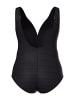 Ulla Popken Badeanzug in schwarz