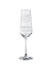Mr. & Mrs. Panda Champagnerglas Toast Party mit Spruch in Transparent