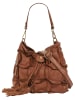 Samantha Look Handtasche echt Leder in cognac