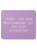 Mr. & Mrs. Panda Mouse-Pad Spruch Erzieherin Multitasking mit Sp... in Lavendeltraum