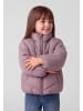name it Pufferjacke Hoher Stehkragen Breite Steppung in Taupe Rosé