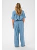 KAFFE curve Casual Hose KCjada Loose fit in Medium Blue Chambray