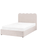 Beliani 2-tlg Doppelbett NANTERRE in Beige