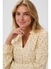 SAINT TROPEZ Kleid EdaSZ Lockere Passform in Creme Black Mini Dots