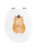 Mr. & Mrs. Panda Toilettendeckel Hamster Hut ohne Spruch in Weiß