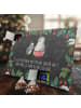 Mr. & Mrs. Panda Adventskalender Pinguin mit Kind mit Spruch in Kreidetafel