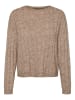 Vero Moda Strickpullover in Silver Mink