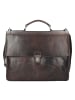 Leonhard Heyden Roma Aktentasche Leder 39 cm Laptopfach braun