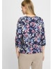 Olsen Langarmshirt Clara in indigo altrosa - 0001