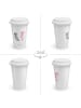Mr. & Mrs. Panda To Go Becher Axolotl Liebe ohne Spruch in Weiß