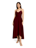 Vera Mont Abendkleid mit Volant in Deep Dahlia