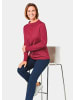 GOLDNER Pullover Aufwendig gearbeiteter Pullover in rot