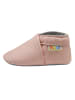 Yalion Leder-Krabbelschuhe in Rosa