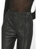 Basler Lederimitathose Trousers in SCHWARZ