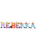Playshoes Deko-Buchstaben "REBEKKA" in bunt