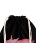 Mr. & Mrs. Panda wander rucksack Einhorn Schwein mit Spruch in Schwarz