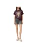 Q/S designed by T-Shirt in rot|mehrfarbig