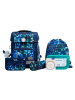 SCHOOL-MOOD Champion Maxx Pro Mila Schulranzen-Set 7-teilig Wolf