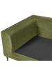 Beliani Ecksofa FLAM in Grün/Schwarz - (W) 275 x (H) 80 x (L) 158 cm